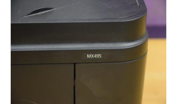 printer CANON, type MX495, werking niet gekend, zonder kabels